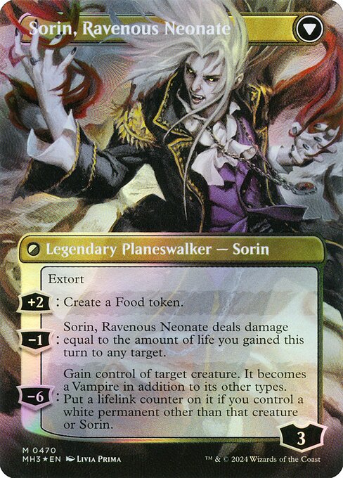 Sorin of House Markov // Sorin, Ravenous Neonate — art by Livia Prima