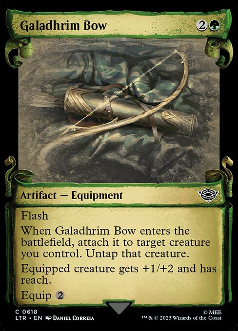 Galadhrim Bow — art by Daniel Correia