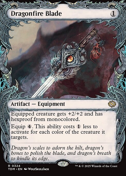 Dragonfire Blade — art by WolfSkullJack