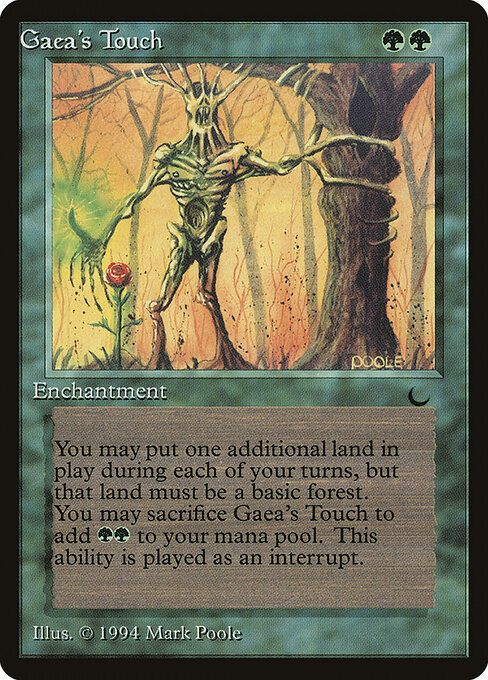 Gaea's Touch — art by Mark Poole
