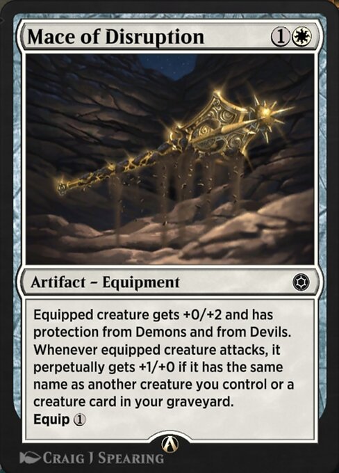 Mace of Disruption — art by Craig J Spearing
