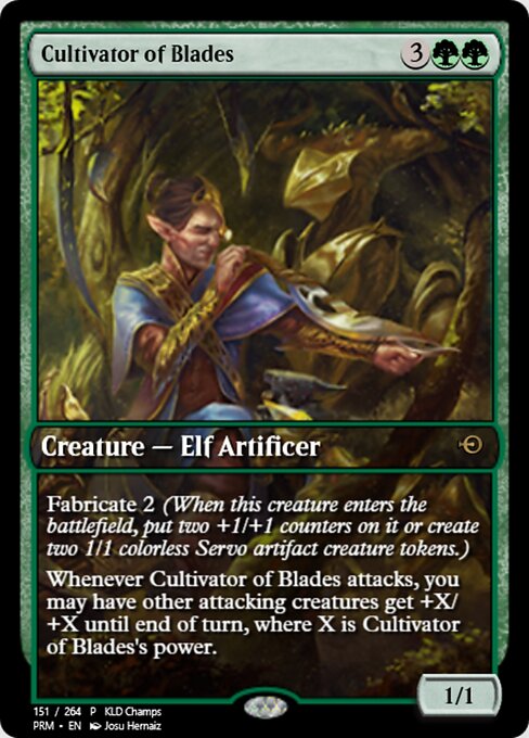 Cultivator of Blades — art by Josu Hernaiz