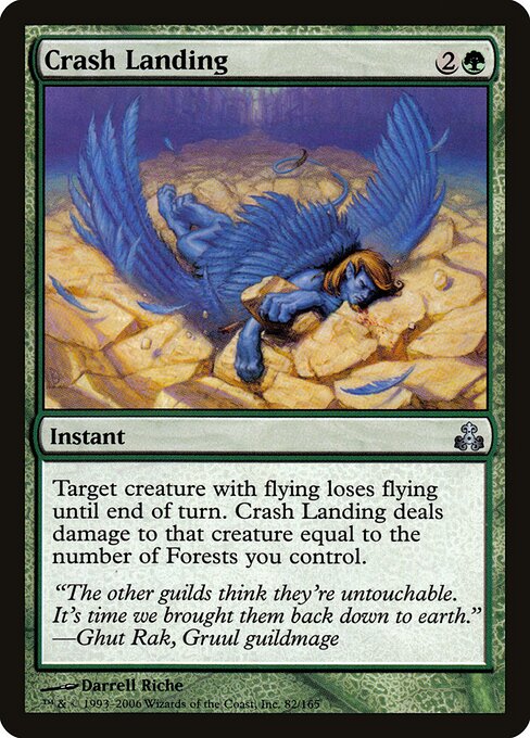 Crash Landing — art by Darrell Riche