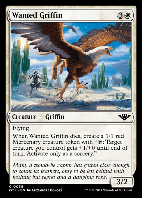 Wanted Griffin — art by Alexandre Honoré