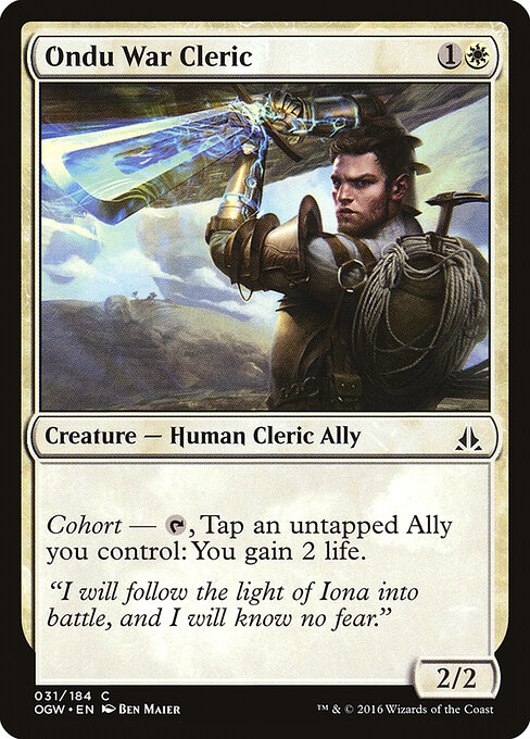 Ondu War Cleric — art by Ben Maier
