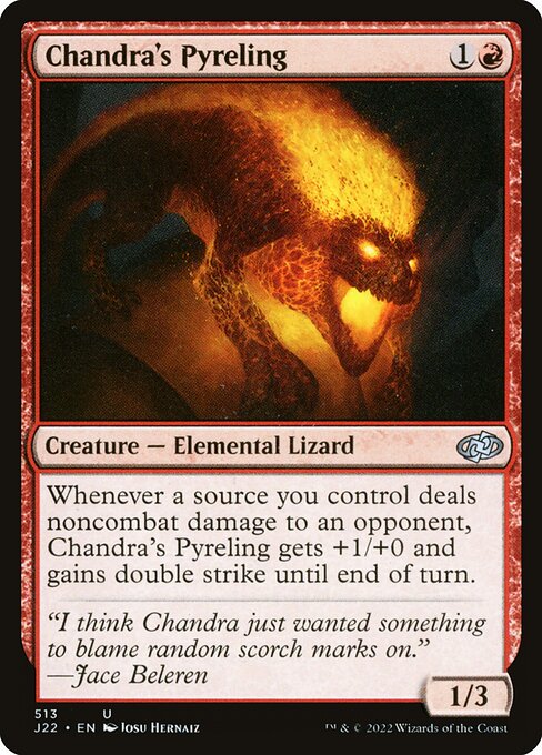Chandra's Pyreling — art by Josu Hernaiz