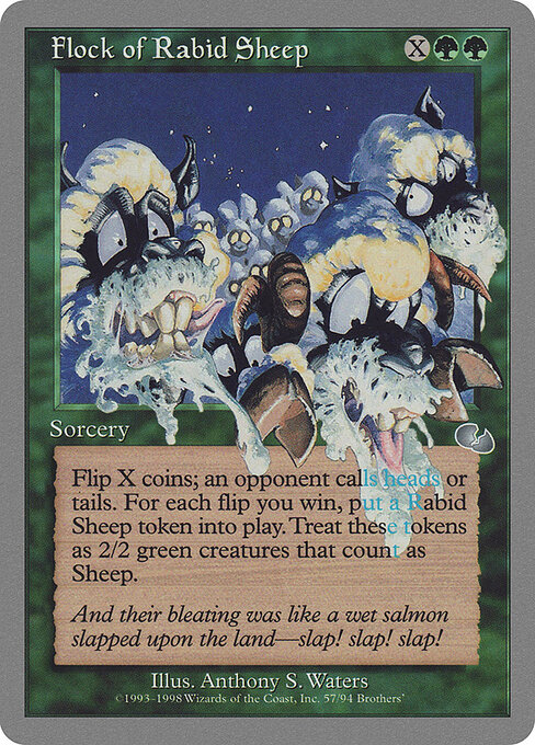 Flock of Rabid Sheep — art by Anthony S. Waters