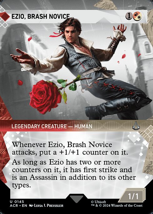 Ezio, Brash Novice — art by Luisa J. Preissler
