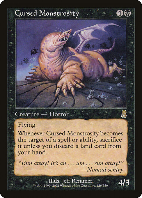 Cursed Monstrosity — art by Jeff Remmer