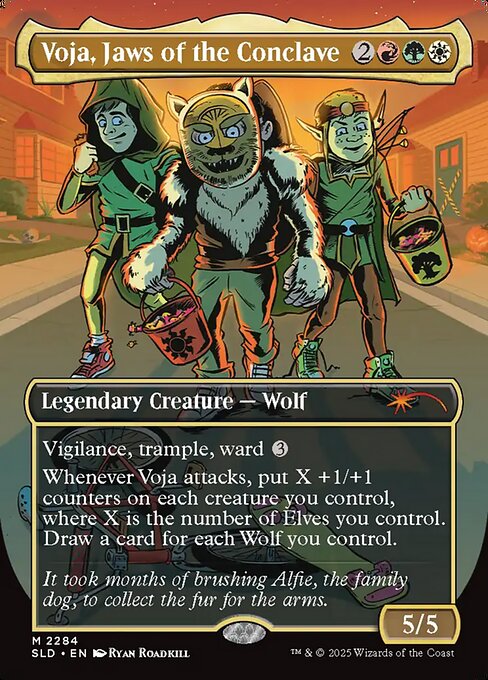 Voja, Jaws of the Conclave — art by Ryan Roadkill