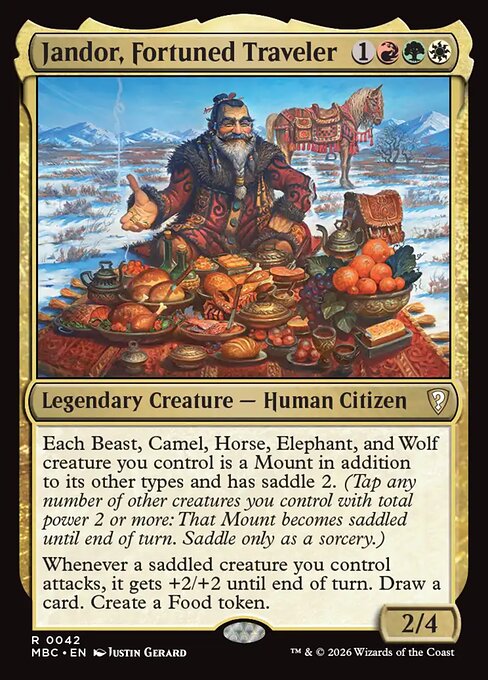 Jandor, Fortuned Traveler — art by Justin Gerard
