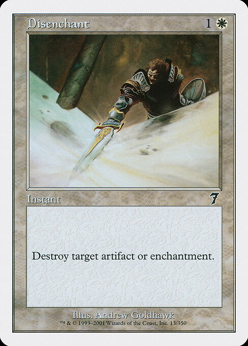 Disenchant — art by Andrew Goldhawk