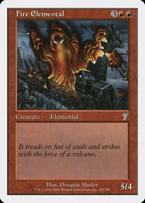 Fire Elemental — art by Douglas Shuler