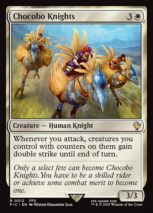 Chocobo Knights — art by Néstor Ossandón Leal
