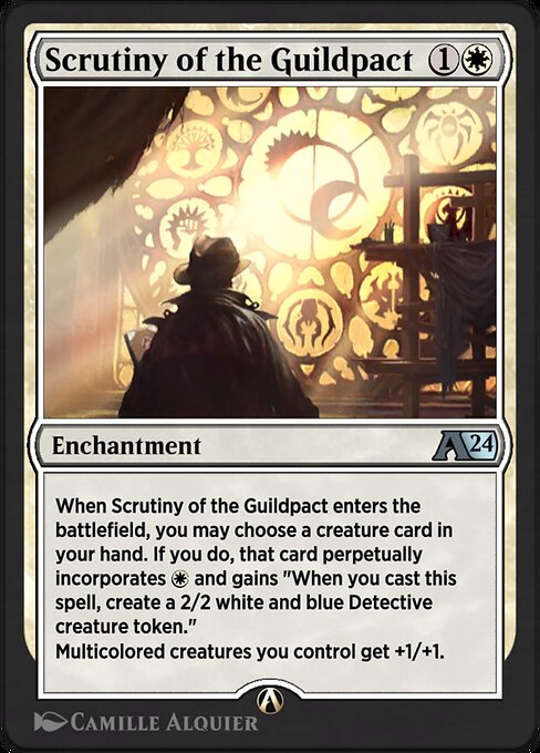Scrutiny of the Guildpact — art by Camille Alquier