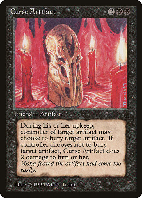 Curse Artifact — art by Mark Tedin