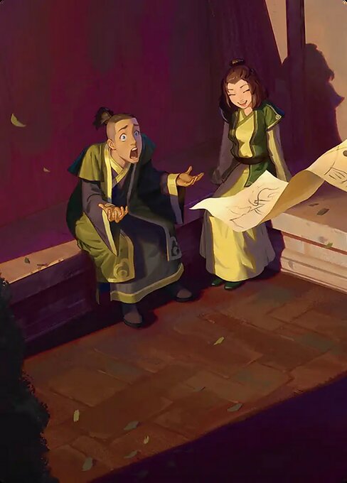 Sokka and Suki // Sokka and Suki — art by Brian Yuen