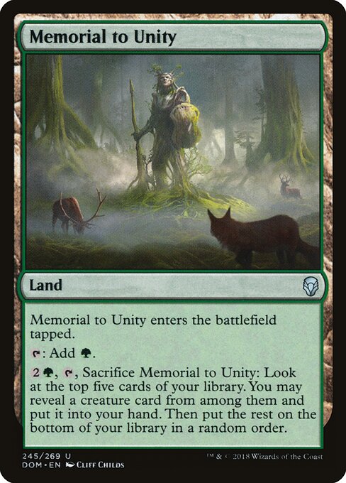 Memorial to Unity — art by Cliff Childs