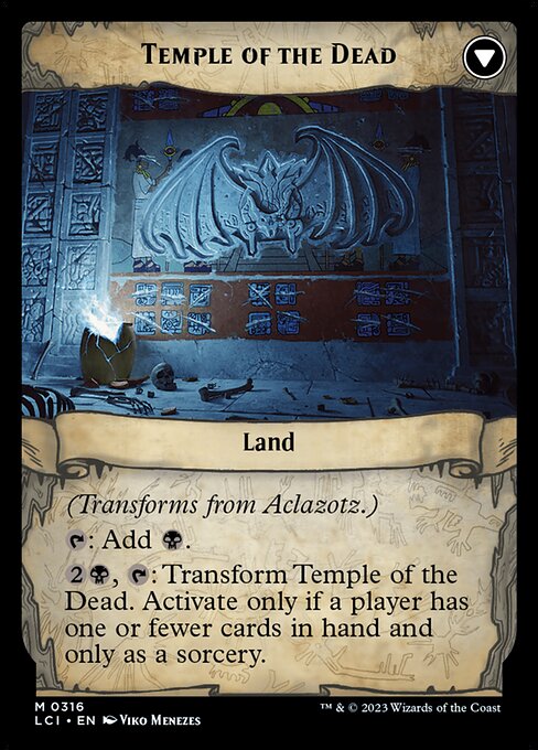 Aclazotz, Deepest Betrayal // Temple of the Dead — art by Viko Menezes