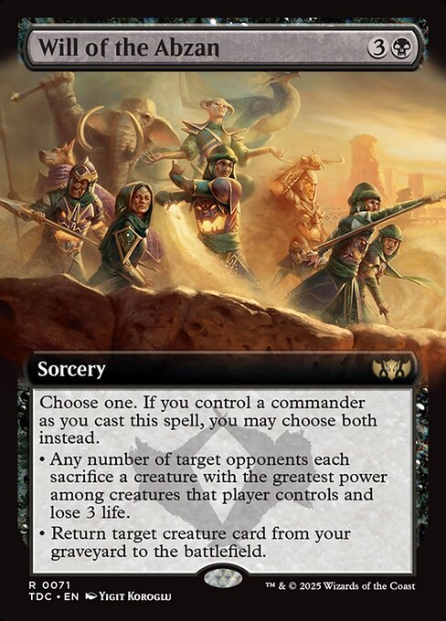 Will of the Abzan — art by Yigit Koroglu