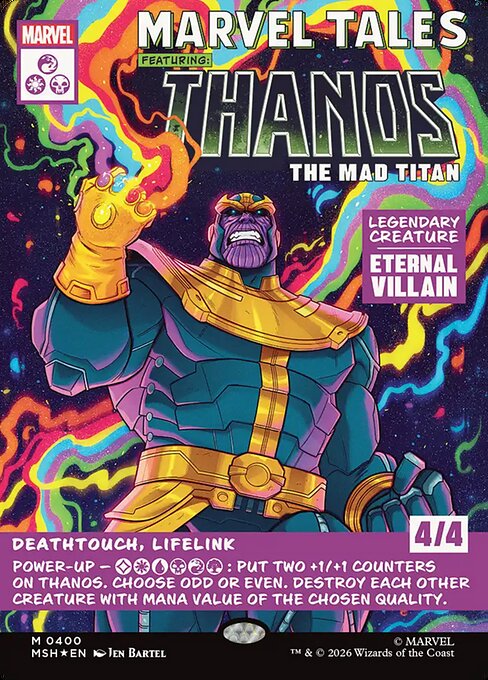 Thanos, the Mad Titan — art by Jen Bartel