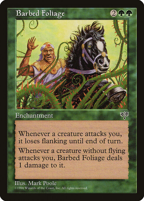 Barbed Foliage — art by Mark Poole