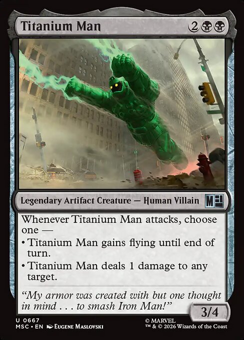 Titanium Man — art by Eugene Maslovski