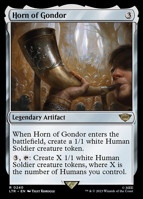 Horn of Gondor — art by Yigit Koroglu