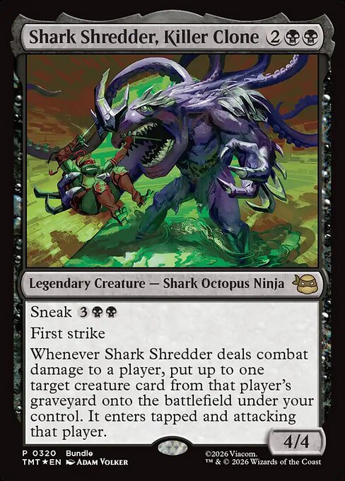 Shark Shredder, Killer Clone — art by Adam Volker