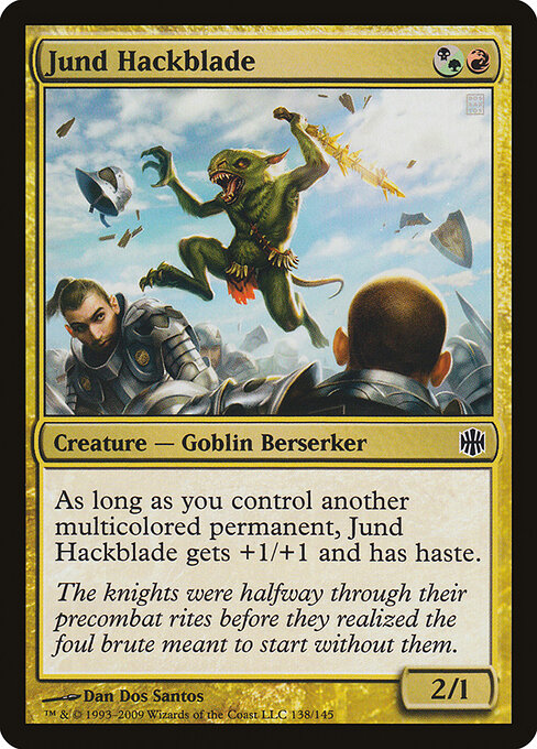 Jund Hackblade — art by Dan Dos Santos