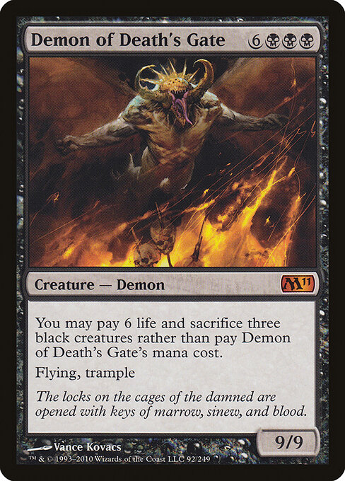 Demon of Death's Gate — art by Vance Kovacs