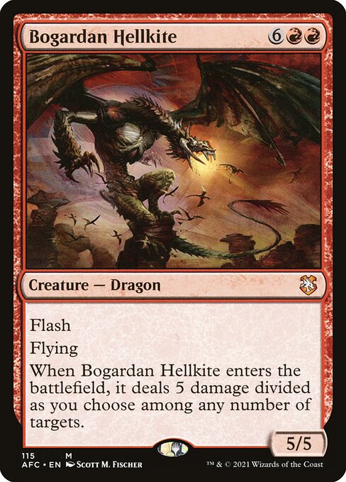 Bogardan Hellkite — art by Scott M. Fischer