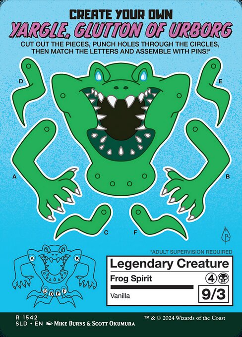 Yargle, Glutton of Urborg // Yargle, Glutton of Urborg — art by Scott Okumura