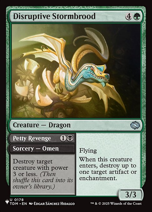 Disruptive Stormbrood // Petty Revenge — art by Edgar Sánchez Hidalgo