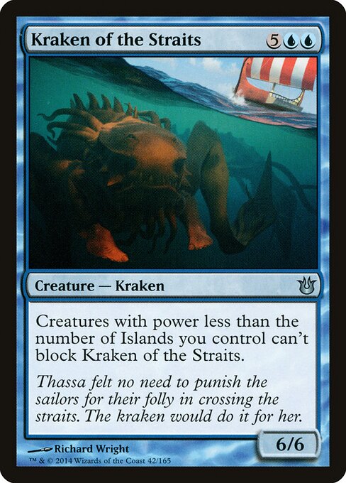 Kraken of the Straits — art by Richard Wright