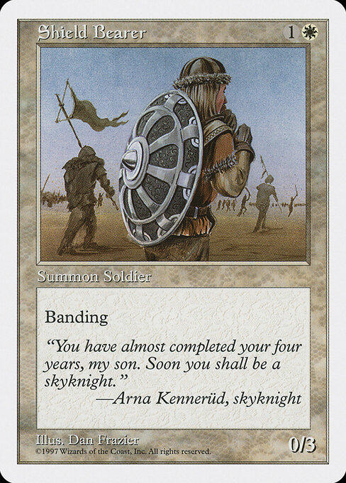 Shield Bearer — art by Dan Frazier