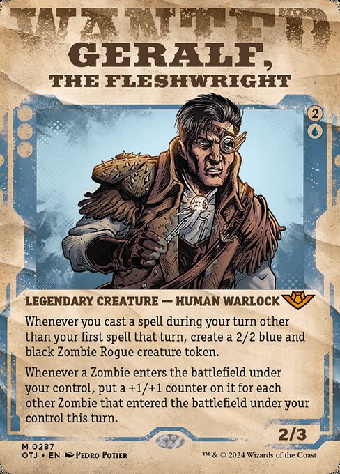 Geralf, the Fleshwright — art by Pedro Potier