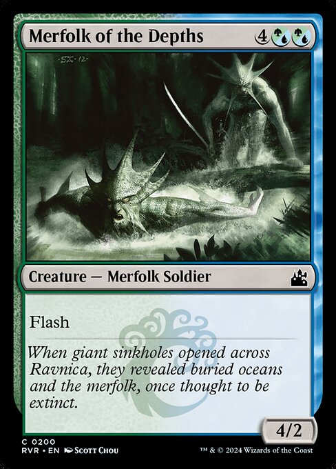 Merfolk of the Depths — art by Scott Chou