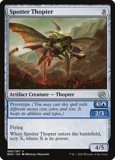 Spotter Thopter — art by Michael Phillippi