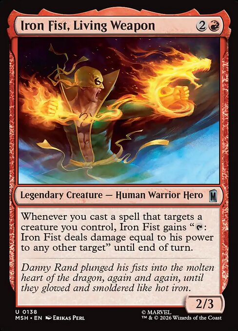Iron Fist, Living Weapon — art by Erikas Perl
