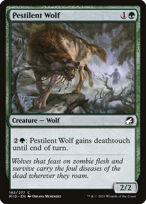 Pestilent Wolf — art by Oriana Menendez