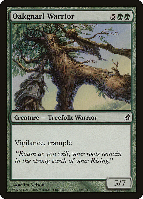 Oakgnarl Warrior — art by Jim Nelson