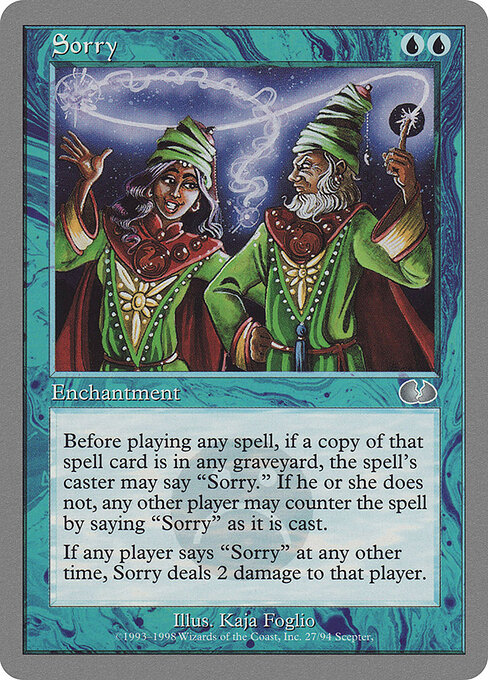 Sorry — art by Kaja Foglio