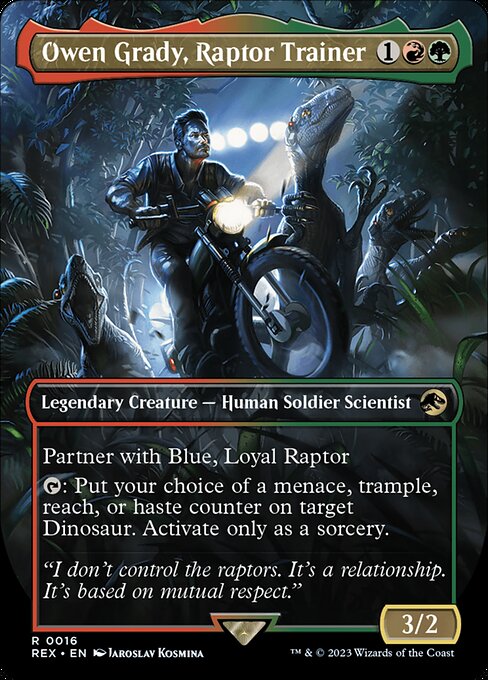 Owen Grady, Raptor Trainer — art by Jaroslav Kosmina