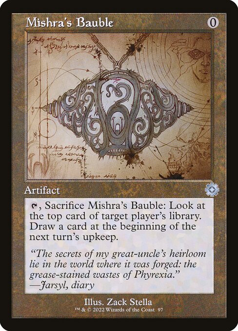 Mishra's Bauble — art by Zack Stella