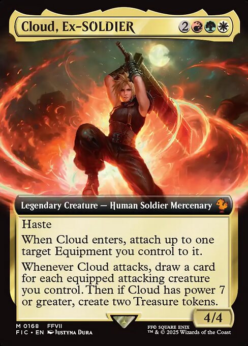 Cloud, Ex-SOLDIER — art by Justyna Dura