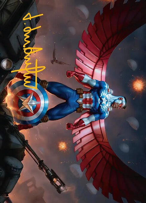 Captain America, Wings of Freedom // Captain America, Wings of Freedom — art by Dan Dos Santos