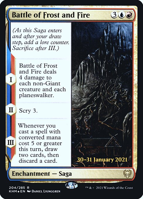 Battle of Frost and Fire — art by Daniel Ljunggren