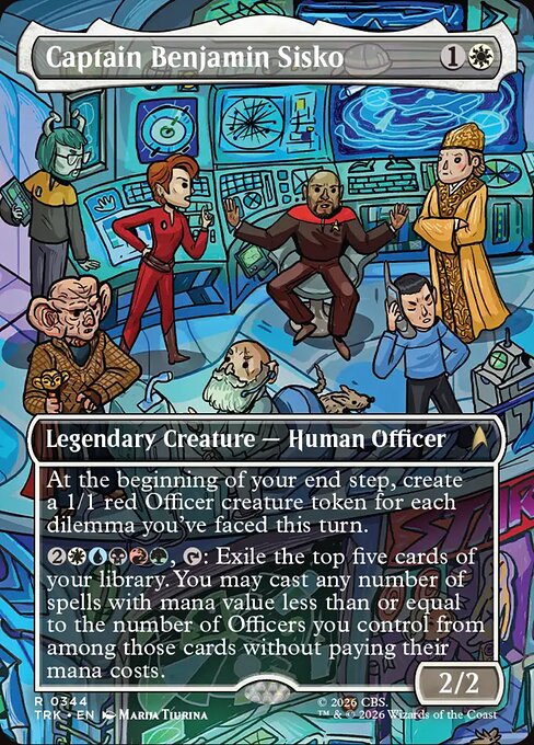 Captain Benjamin Sisko — art by Marija Tiurina