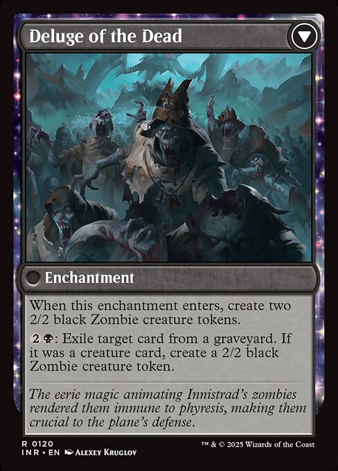 Invasion of Innistrad // Deluge of the Dead — art by Alexey Kruglov